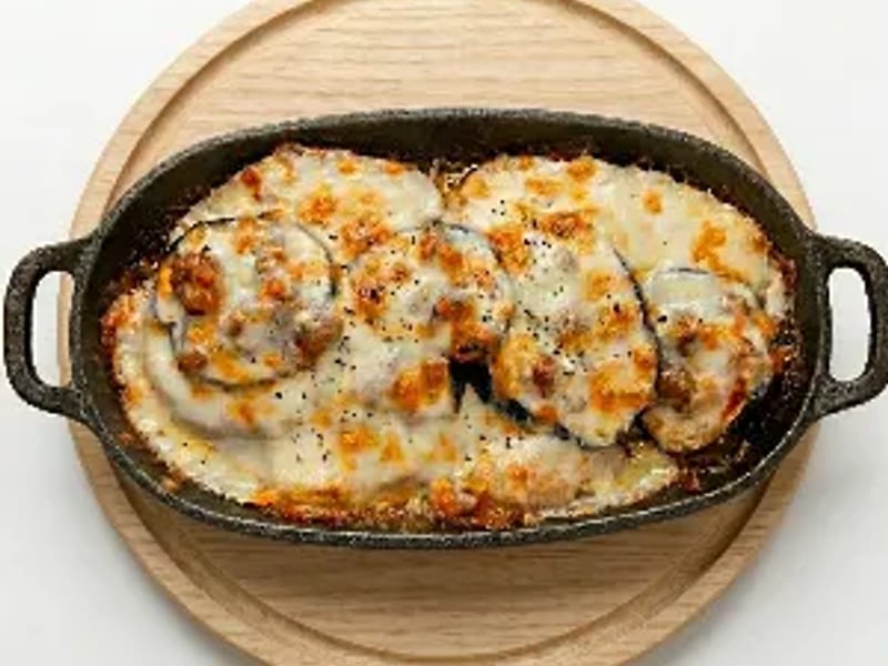 Балканская мусака с говядиной.