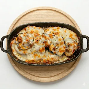 Балканская мусака с говядиной.