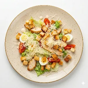 Салат Цезарь с курицей
